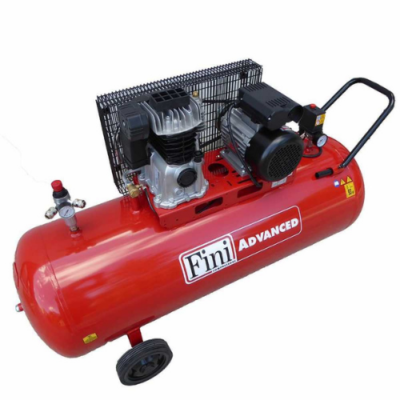 Compresor eléctrico trifásico de correa FINI ADVANCED MK 113-200-4, motor de 4 HP – 200 L