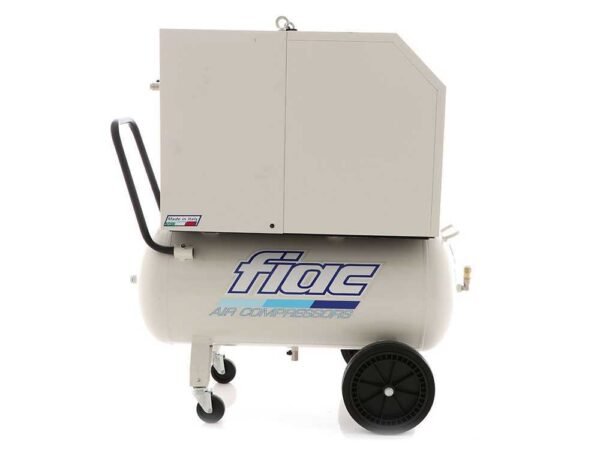 Compresor eléctrico en carro FIAC Silent AB90/360M – Monofásico – con correa – 3 HP – Nuevo.