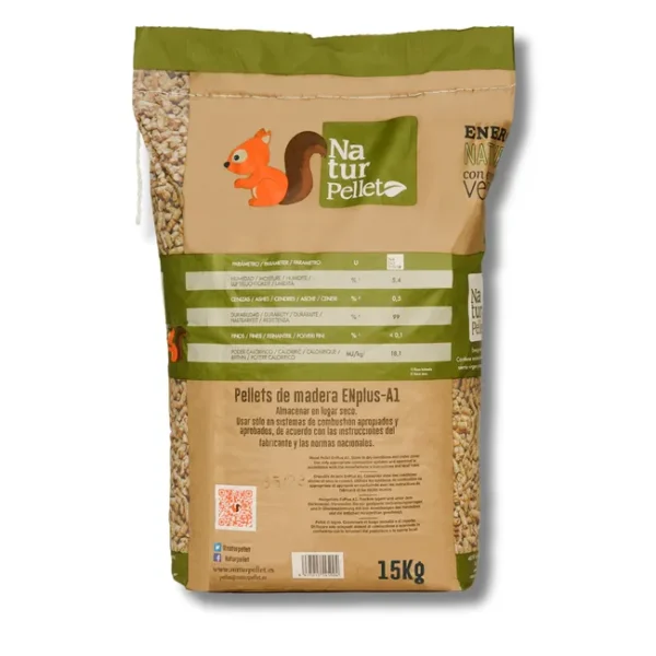 Saco de pellet NATURPELLET 15 kg - Image 2