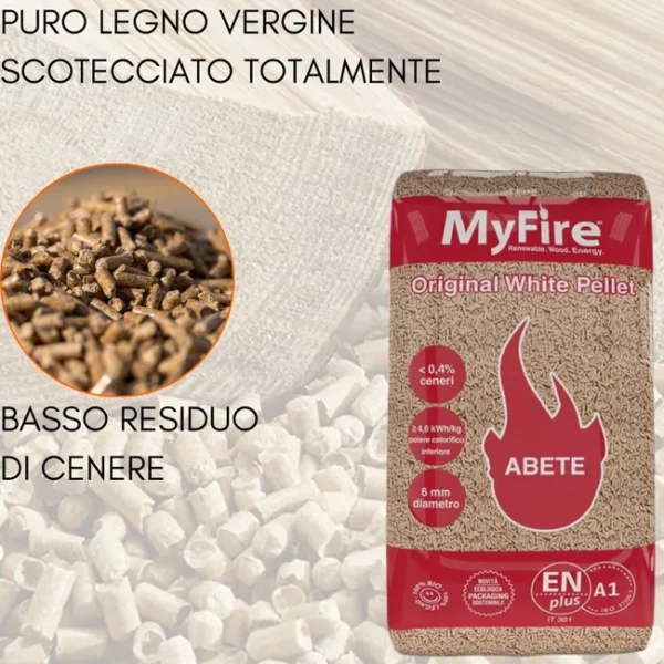 Saco Pellet 15 Kg EnPlus A1 para estufas y calderas - Image 6