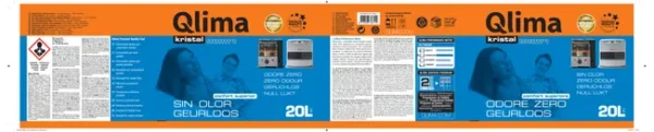 Pack de 2 bidones de parafina de 20 litros QLIMA Kristal - Image 2