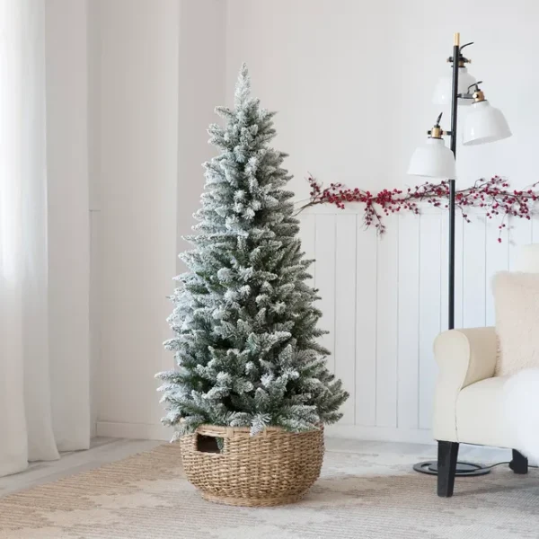Árbol de Navidad Himalaya verde nevado 210 cm - Image 9