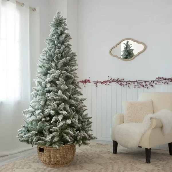 Árbol de Navidad Himalaya verde nevado 210 cm - Image 6